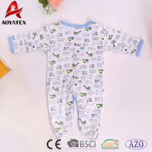 100% Baumwolle Großhandel Langarm unisex Säuglinge Kleinkinder Kleidung Baby Strampler